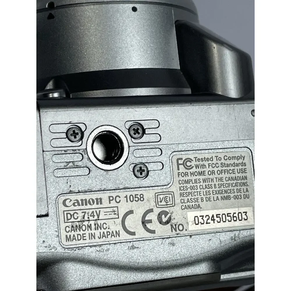 Canon PowerShot S1 IS 3.2MP Digital Camera - Silver